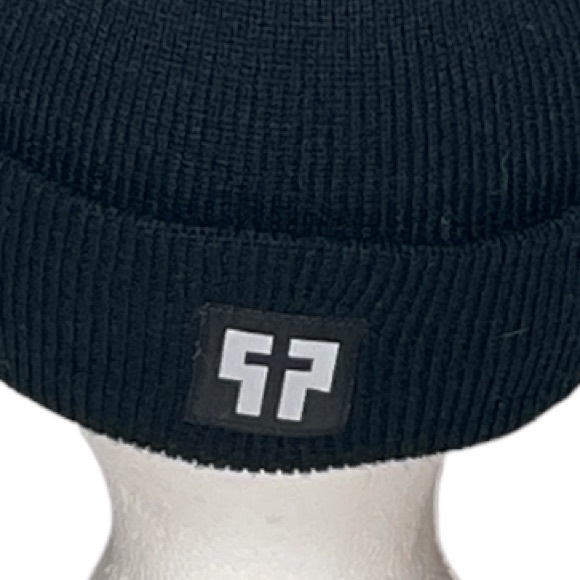 Explicit Sayings Beanie Hat Black - Picture 7 of 8